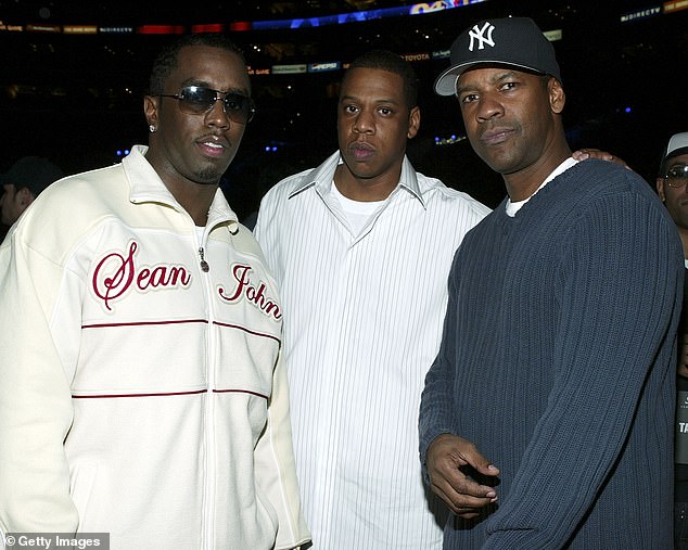 In the early 2000s, Washington and Diddy made a number of appearances together, including the 2001 Essence Awards, former President Barack Obama's first inauguration in 2009, and two NBA games; seen in 2004 during the 2004 NBA All-Star Game in Los Angeles