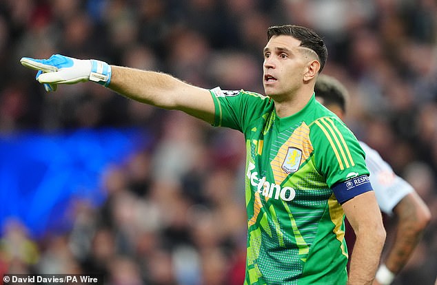 Goalkeeper Emiliano Martinez was the star of the show for Villa with two big stops late on