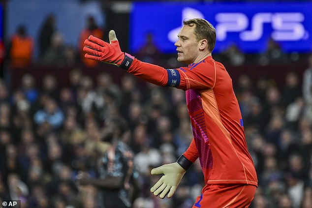 Manuel Neuer was all set for Villa's disallowed goal and nowhere to be seen for the goal that did stand