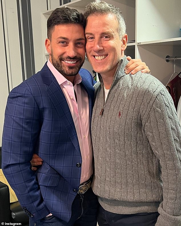 Strictly stars shared their support for Giovanni after he shared the 'relief' of being cleared of the 'majority' of allegations against him (pictured with Anton Du Beke)