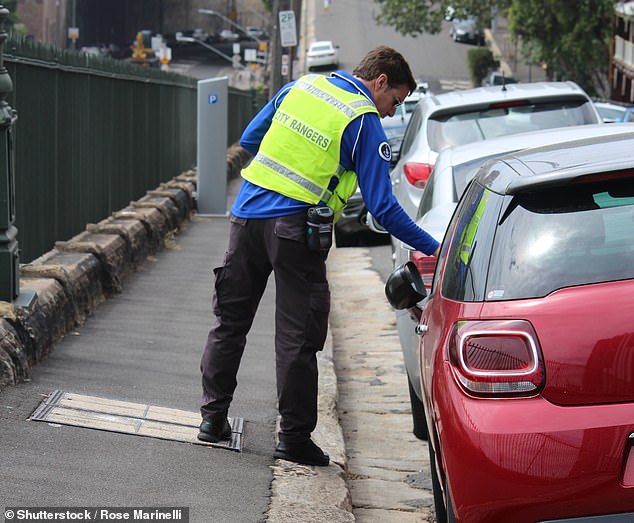 Drivers in Victoria can be fined for idling on a driveway less than one meter from a business entrance (stock image pictured)