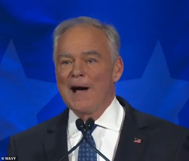 Tim Kaine, who has served in the Senate since 2013, said he wasn't sure what Cao's point was, saying: 'DEI is a red herring'