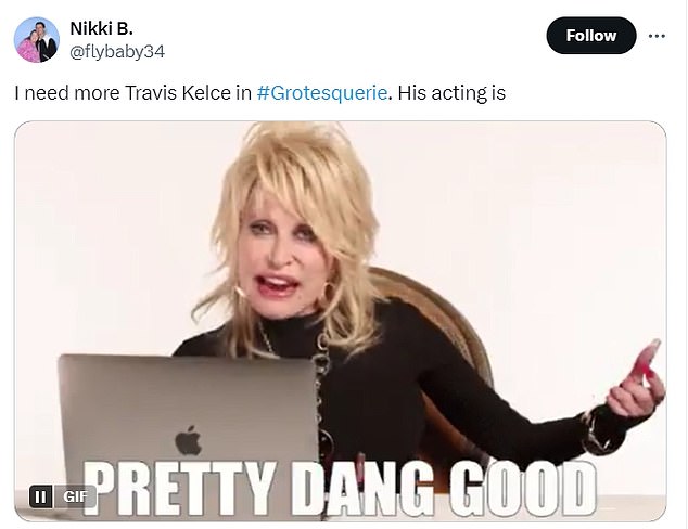 1727933368 814 Fans left stunned by Travis Kelces acting debut in Grotesquerie