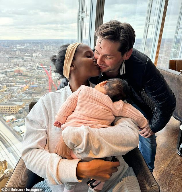 The Strictly Come Dancing pro revealed she welcomed her daughter in November with husband Marius Lepure, 41, (pictured) but their baby was born prematurely with an infection and spent six weeks in intensive care