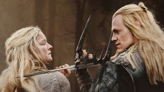 Galadriel desperately tries to defeat Sauron in Season 2, Episode 8 of The Rings of Power