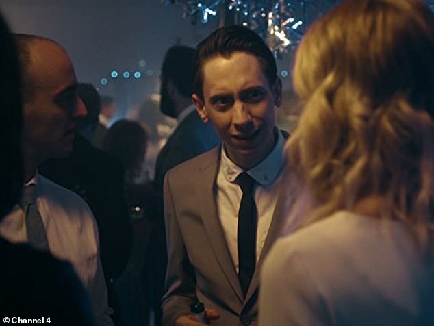 In the Black Mirror episode 'White Christmas', hopelessly single Harry (Rasmus Hardiker) uses an implant to instantly find information about strangers online