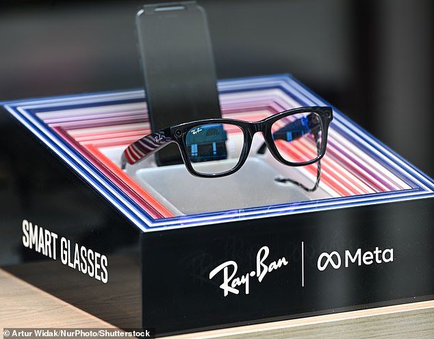 The students brought a pair of Meta Ray Bans 2, released last year, 'because they are almost indistinguishable from regular glasses'