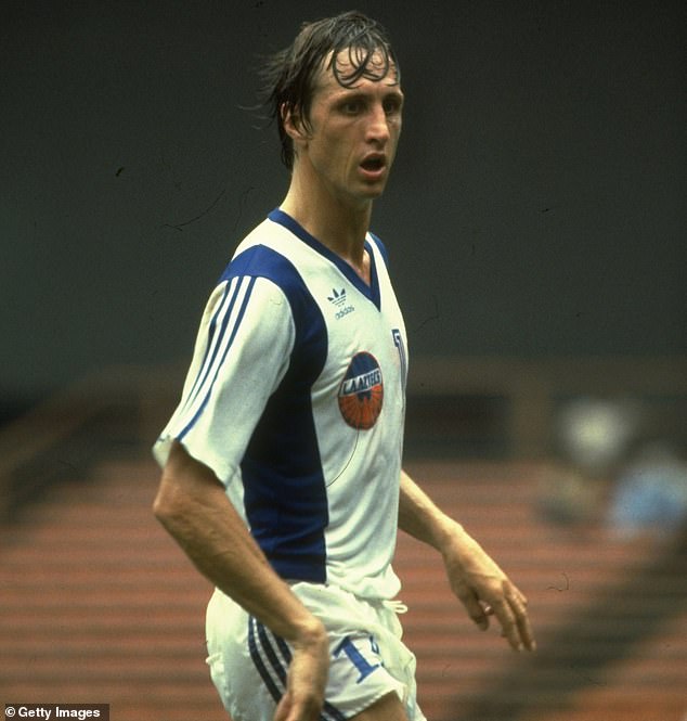 Johan Cruyff imagined himself playing for Los Angeles Aztecs in 1979 after he retired