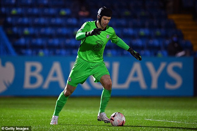 Goalkeeper Petr Cech played for Chelsea U23s in December 2020 as an overage player aged 38, after retiring