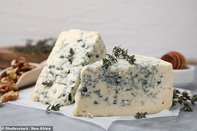 'The molds in blue cheese are completely safe and have been deliberately added to help ripen and flavor the cheese,' say the experts at the Cheese Academy