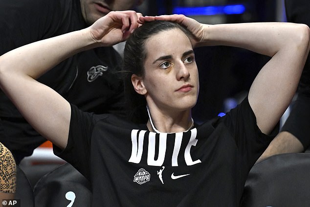 Williams slammed the WNBA this week for underpaid stars like Caitlin Clark (pictured).