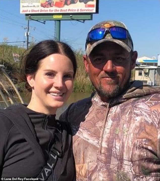 The 11-time Grammy nominee has known Dufrene since 2019 (pictured) when he let her 'captain' his airboat during a cruise with Arthur's Airboat Tours, where the couple's wedding took place on the bayou of Des Allemandes, in photos obtained by DailyMail. com