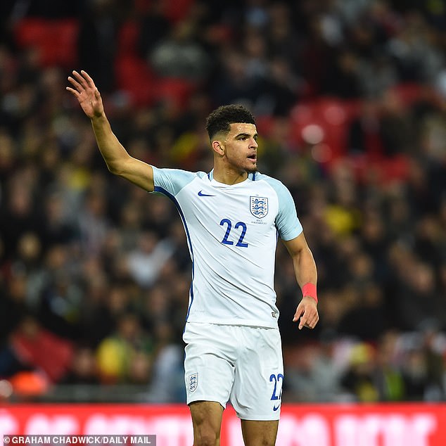 Solanke made his only senior appearance for the Three Lions in a friendly against Brazil in 2017