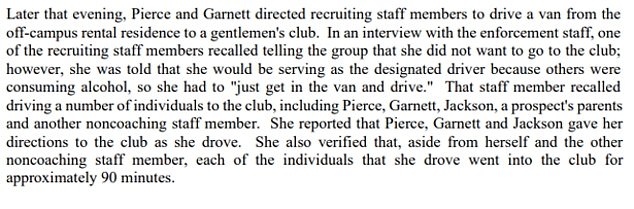 The NCAA found that Pierce and Garnett had arranged the trip for the recruit's parents