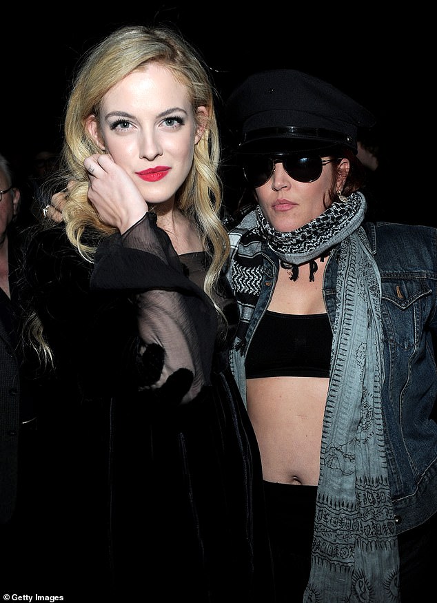 Keough and mother Lisa Marie Presley attend the afterparty for the Los Angeles premiere of The Runaways in 2010