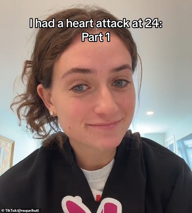 Ms Hutt shared on TikTok that she was disabled by emergency services and had to sit in the waiting room as she suffered severe pain as a result of her heart attack