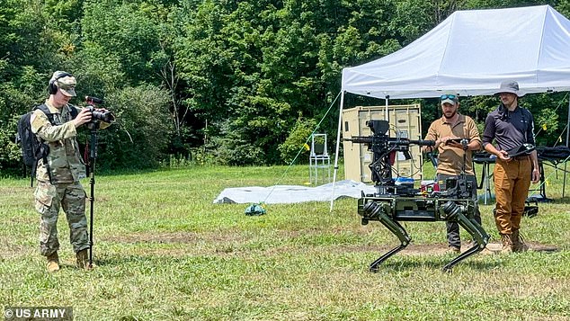 The exercises in the Middle East are part of the US partnership with the Gulf States. However, the robot dog was previously spotted during running exercises in New York last summer