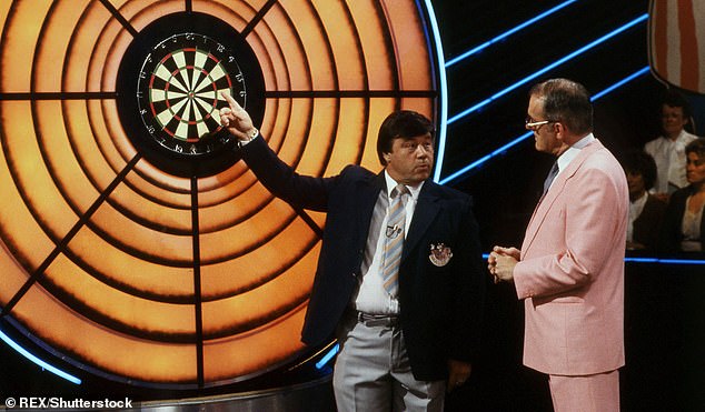 The British game show saw contestants compete in darts games and quizzes to win money and prizes and featured an animated anthropomorphic bull named Bully as its mascot.