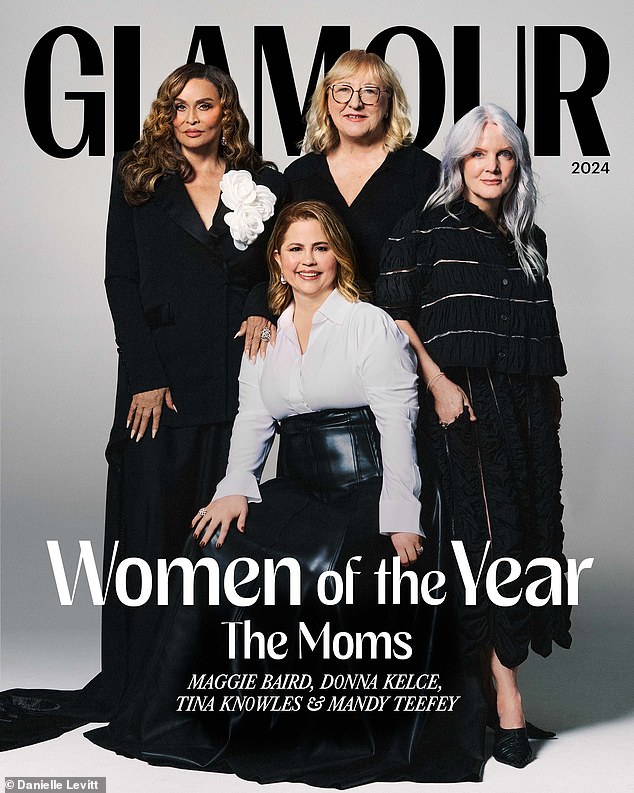 Kelce was on the cover of the WOTY 2024 along with Tina Knowles, Maggie Baird and Mandy Teefey