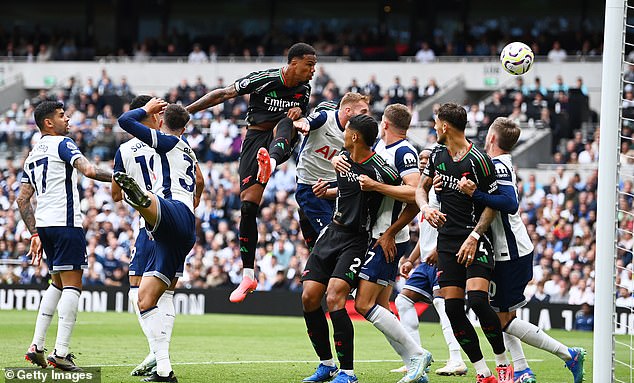 His bullet header against Tottenham gave Arsenal a crucial win in the North London derby