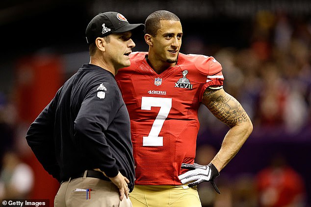 Kaepernick joined the 49ers shortly after the team named Harbaugh as head coach