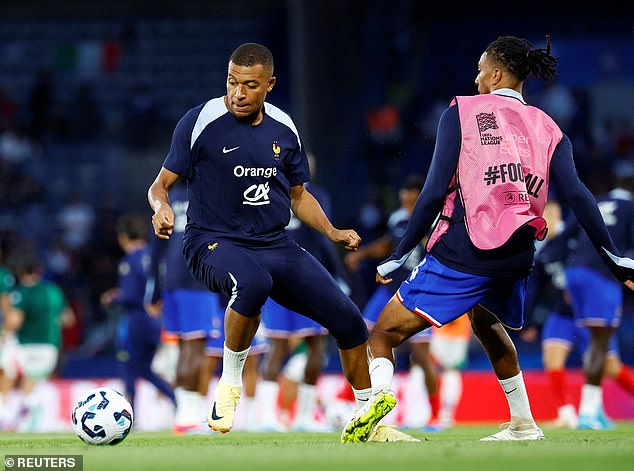 Mbappe will not feature in France's upcoming UEFA Nations League matches