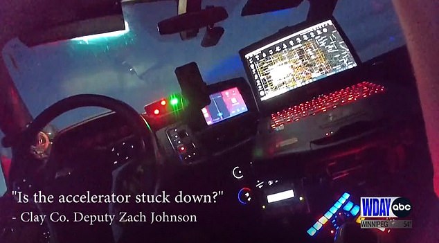 Officers pursuing the Dutchman were able to speak to him on the phone and were seen on bodycam footage to try to figure out how the Honda lost control