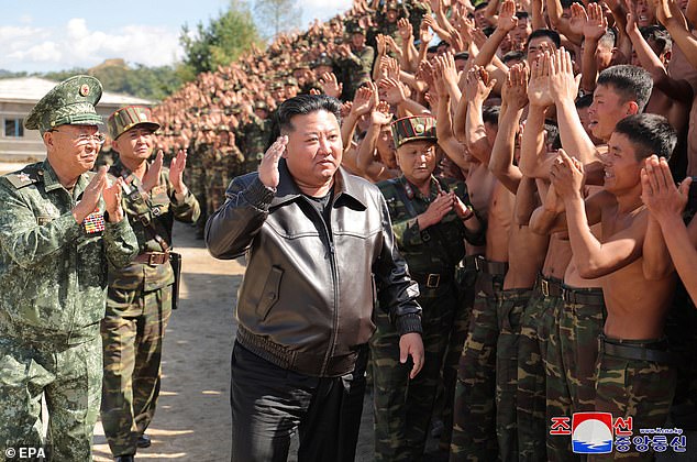 A photo released by North Korean state media shows Kim Jong Un inspecting the training base of the Korean People's Army (KPA) special operations unit.