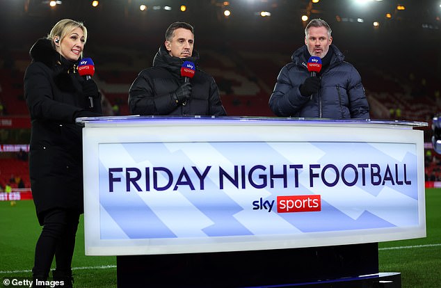 The 48-year-old has a strong relationship with Stick to Football presenters Gary Neville and Jamie Carragher thanks to his partnership with Sky Sports