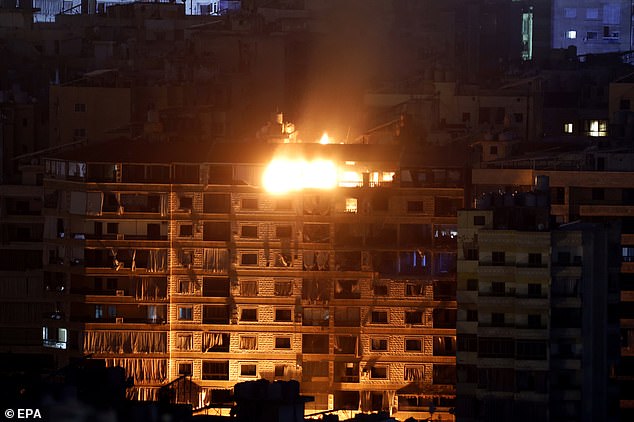 It follows a new wave of fighting that saw more Israeli airstrikes on Beirut in Lebanon overnight - ahead of a feared IDF counter-attack against Iran.