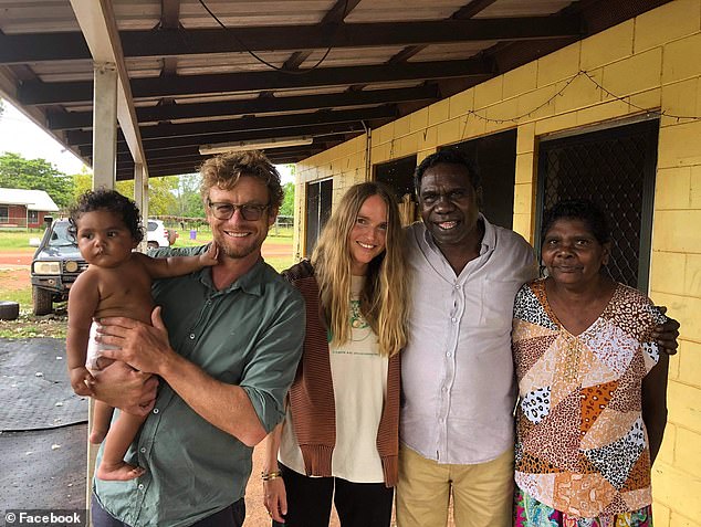 Simon (left) and Laura first sparked romance rumors in February 2021 after frolicking in the surf together in Byron Bay. Six months later they quietly broke up