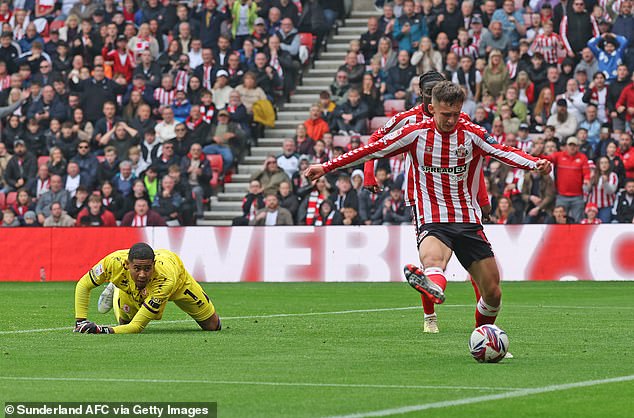 The 17-year-old is becoming an emerging superstar for the Black Cats and has scored one goal this season