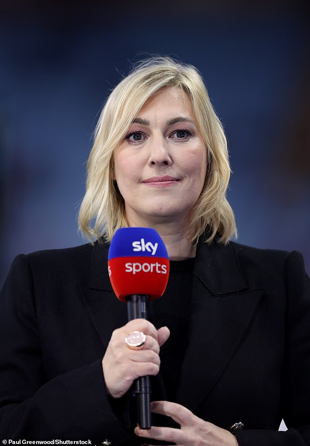 Sky Sports presenter Kelly, 49, said: 'What we're looking for is something from weekend football that isn't necessarily covered elsewhere' (pictured in 2022)