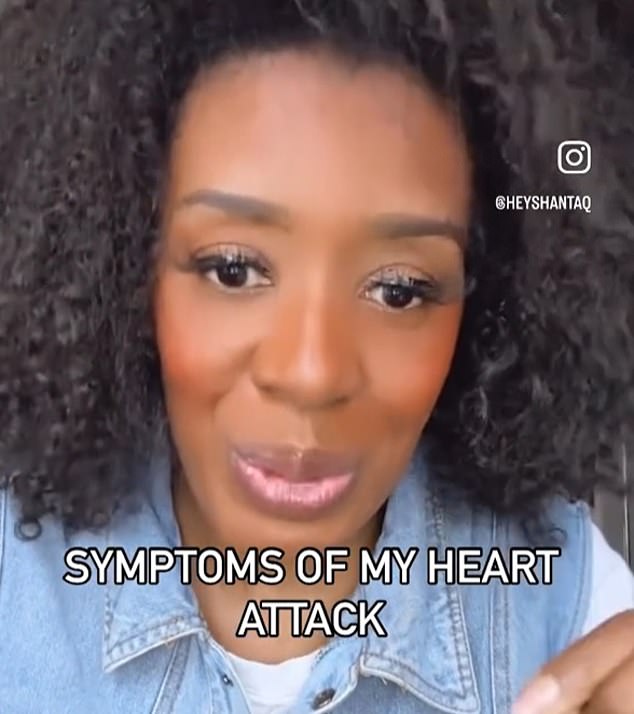 Rina Devans, a mother from New York City, revealed on TikTok that a warning sign of her heart attack was pain in her neck and shoulders. The symptoms started two weeks before the attack occurred, she said