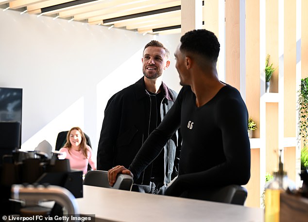 Most of the Reds' current players played alongside the former captain, including Trent Alexander-Arnold (right)