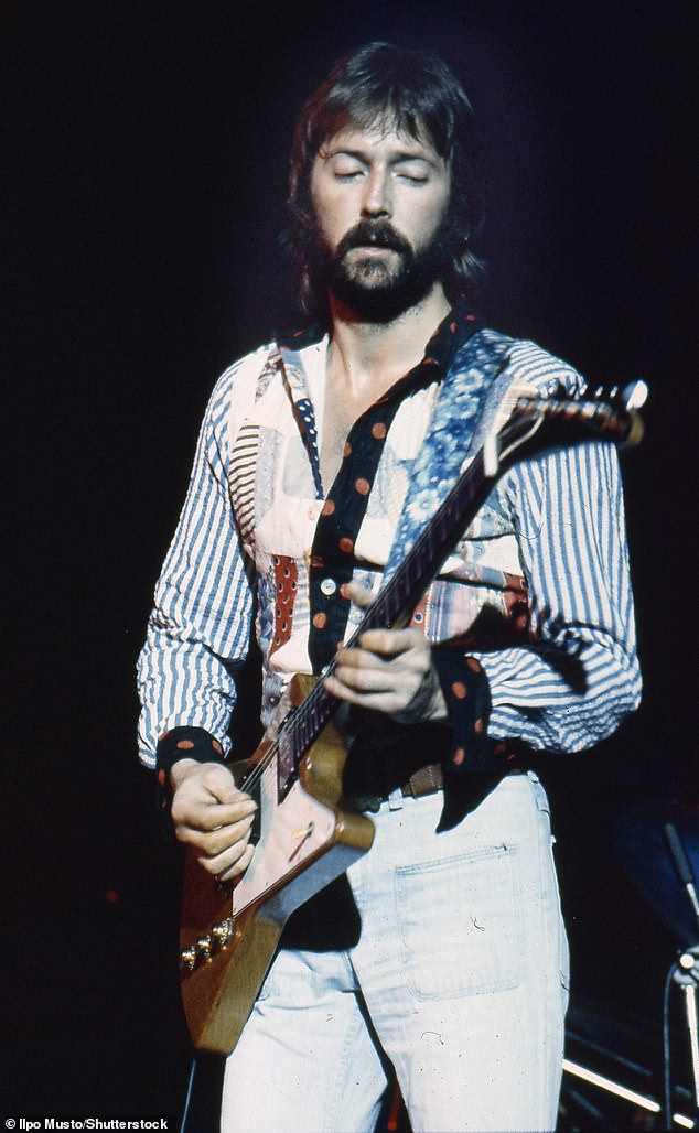 Eric pictured at a concert in Hammersmith in the 70s and has had an incredible career