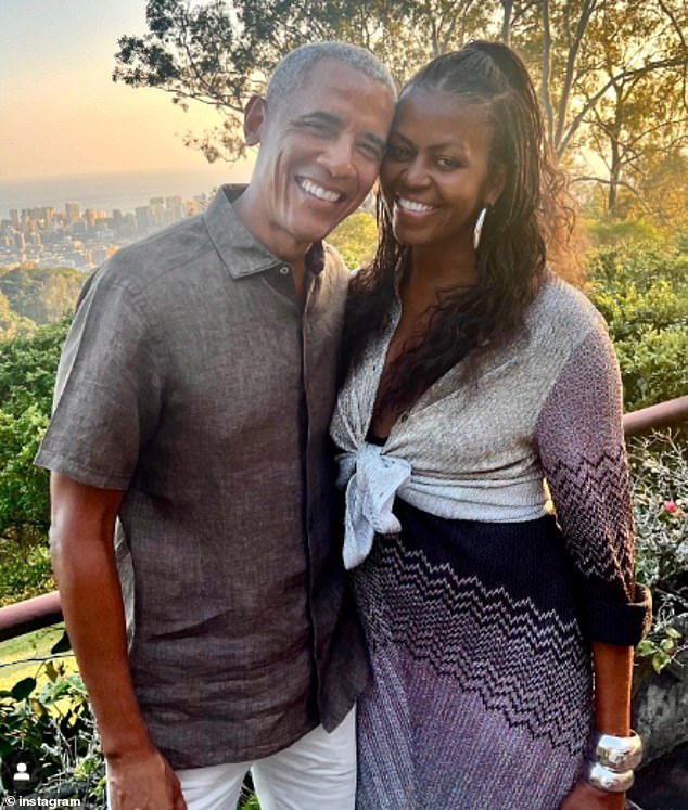 Barack and Michelle shared a splashy anniversary tribute as they celebrated last year's wedding anniversary