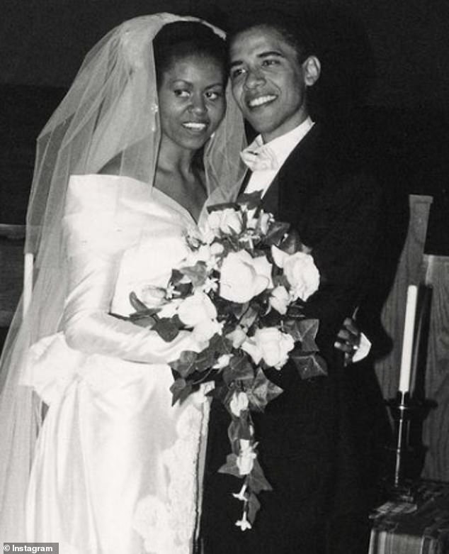 The former president and his wife were married on October 3, 1992 at Trinity United Church of Christ in Chicago