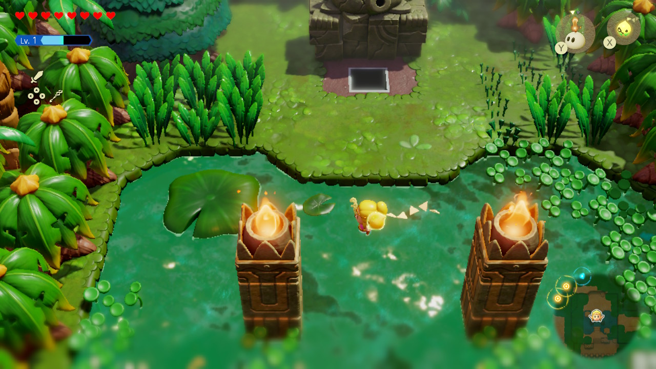 Zelda stands at the entrance to the Hidden Ruins in Zelda Echoes of Wisdom