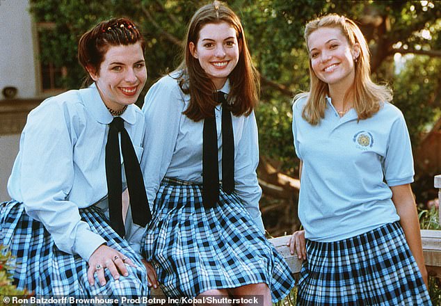 Anna co-starred with Heather Matarazzo and Mandy Moore (right) in the first film