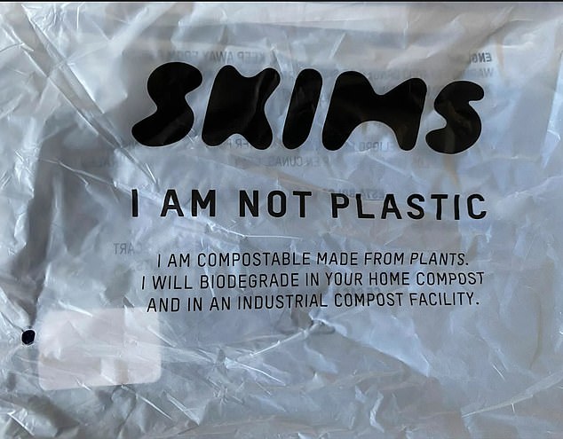 In 2022, SKIMS was called out for greenwashing after the company wrongly labeled its packaging as plastic-free, compostable and made from plants