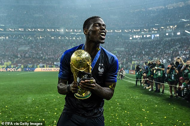 Pogba won the World Cup with France in 2018 as an important part of Didier Deschamps' team