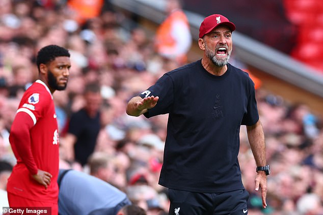 Former boss Jurgen Klopp famously railed against Liverpool's frequent selection ahead of the final match