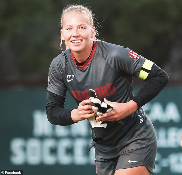 Meyer was the goaltender for national champion Stanford Cardinal in 2019