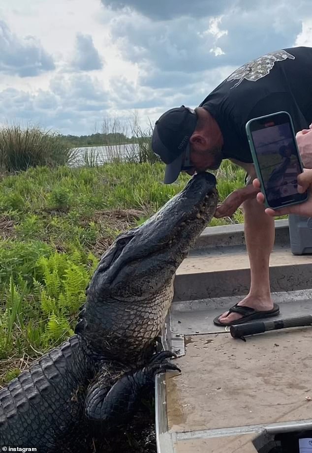 According to TMZ, he joked with boat passengers about a certain reptile, “Me and [this alligator] I've been pretty tight since I fed him my ex-wife'