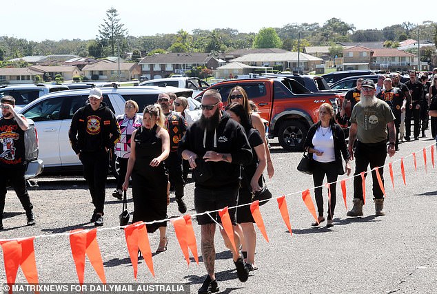 Last month, Mr Martin's death sent shockwaves through the motorcycle gang, with many rushing to pay tribute to the former president.