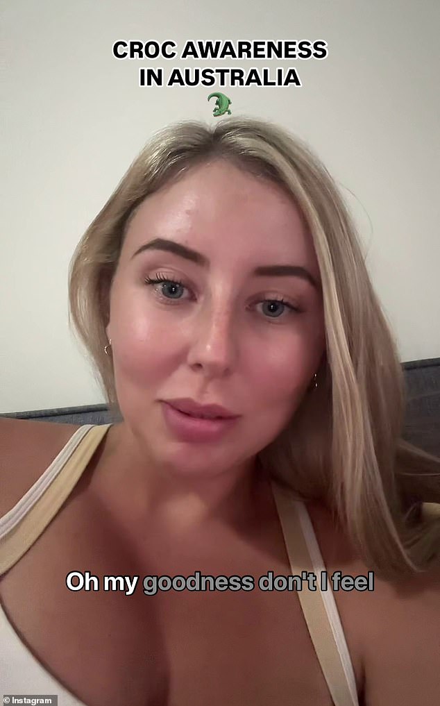 Ms Bonow, from Western Australia, deleted her original video and replaced it with an apology claiming her actions on Thursday had raised awareness of the issue.