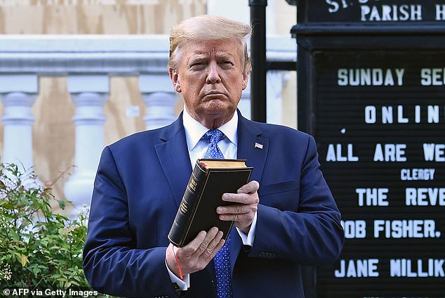 Trump started selling the Bibles earlier this year before Easter with the slogan: “Make America Pray Again!”