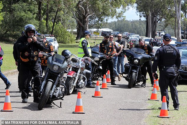 Two lanes were each marked with orange cones by officers