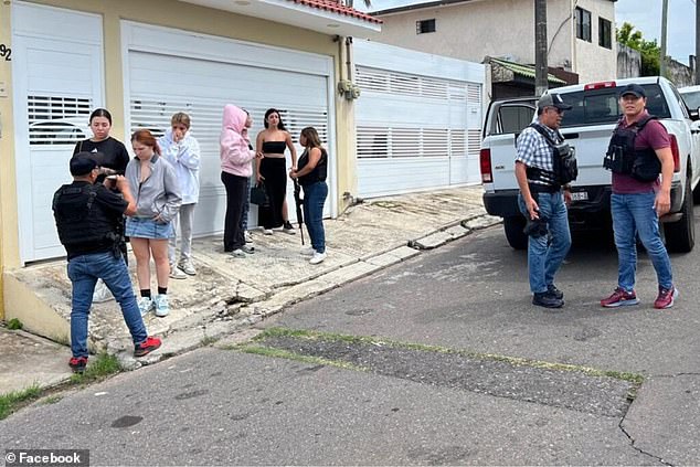 The young women were found safe on a street in the city of Boca del Río in Veracruz on Tuesday after being abandoned by suspected members of a sex trafficking gang.